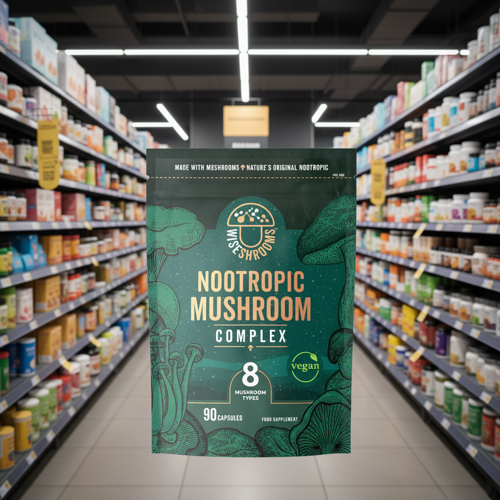 Wiseshrooms Nootropic Mushroom Complex - 90Caps