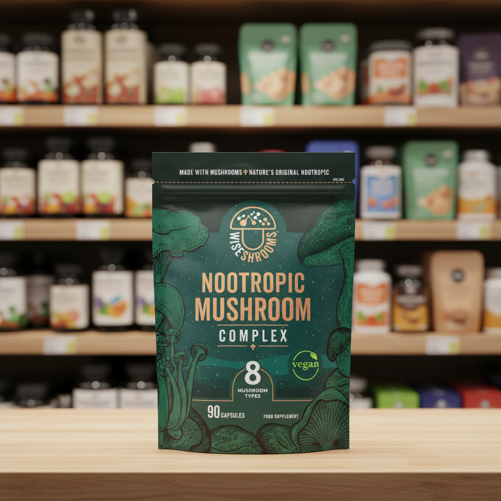 Wiseshrooms Nootropic Mushroom Complex - 90Caps