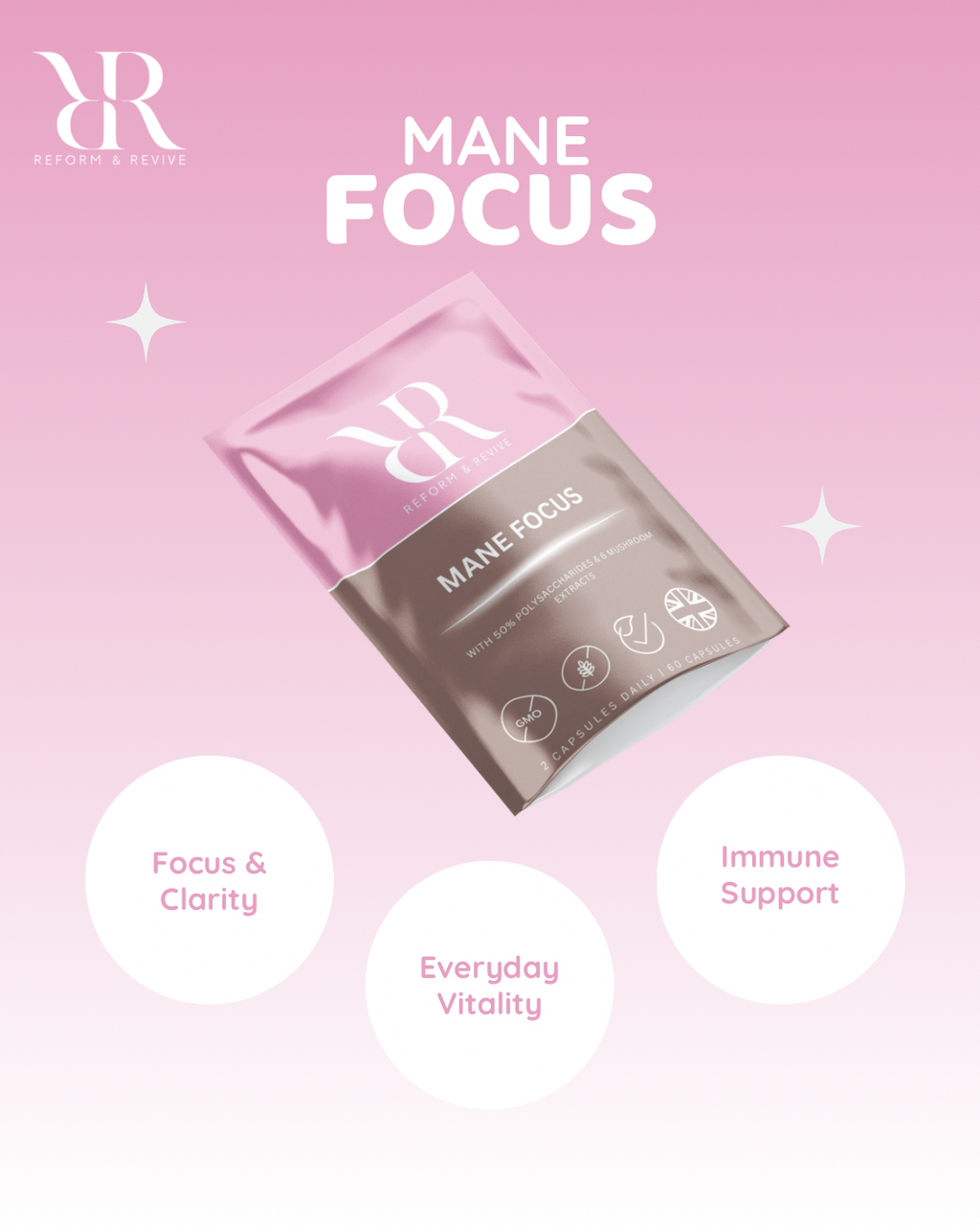 Mane Focus+ Clarity & Cognitive Support