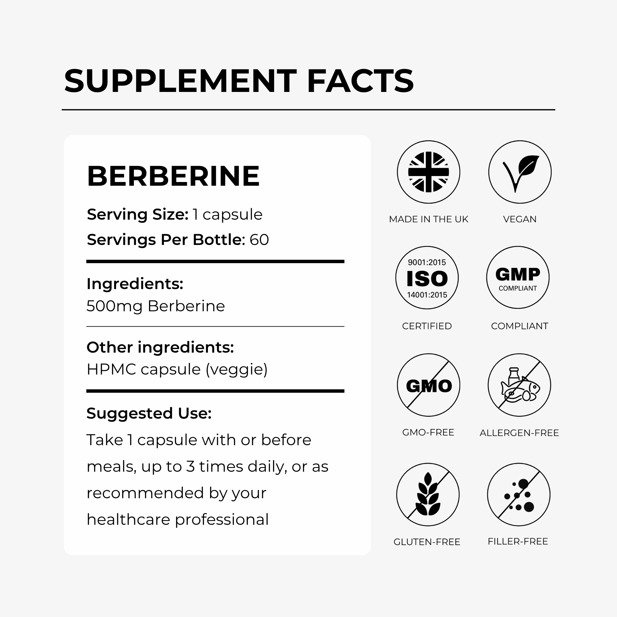 Berberine 500mg