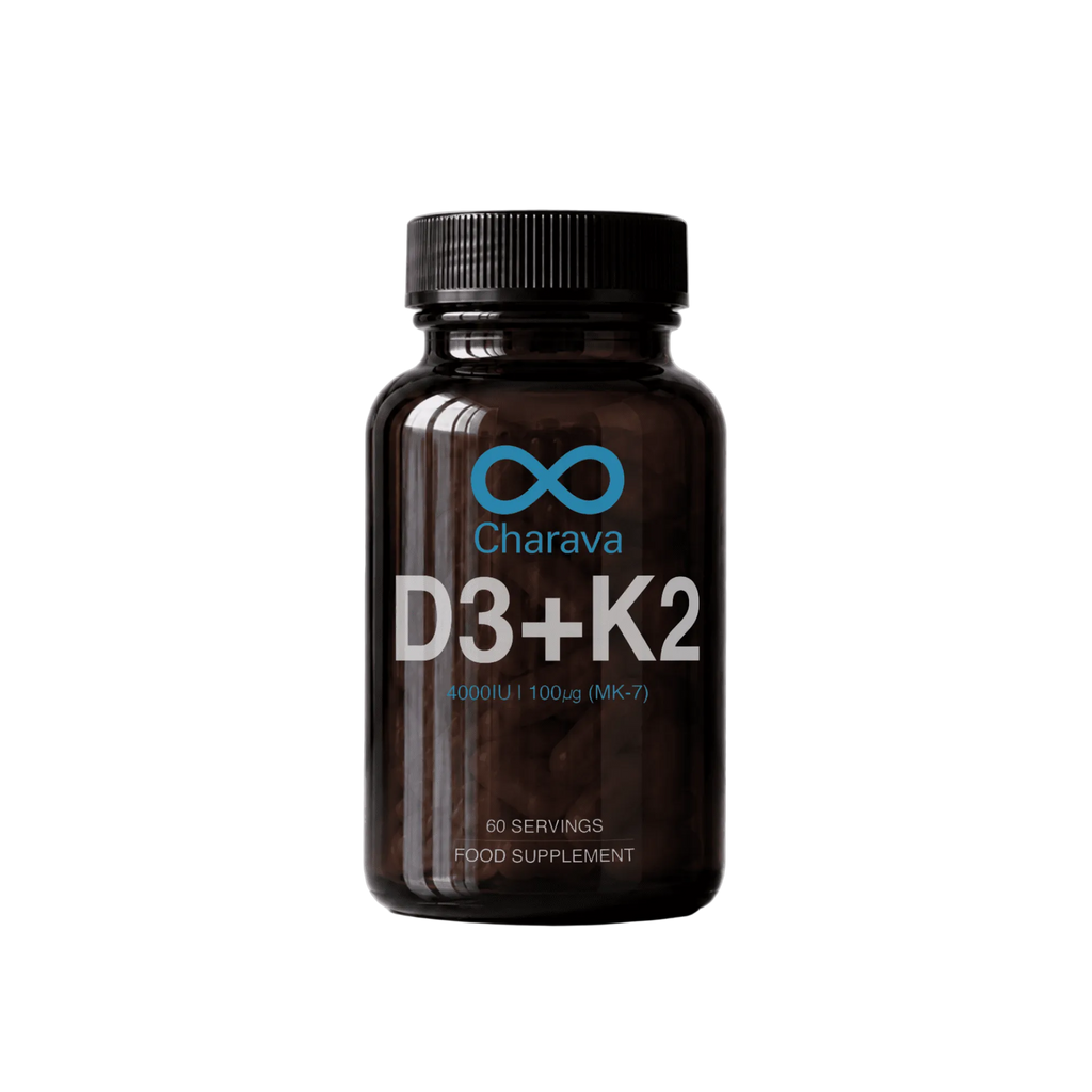 Charava Vitamin D3 (4000IU) + K2 (MK-7)