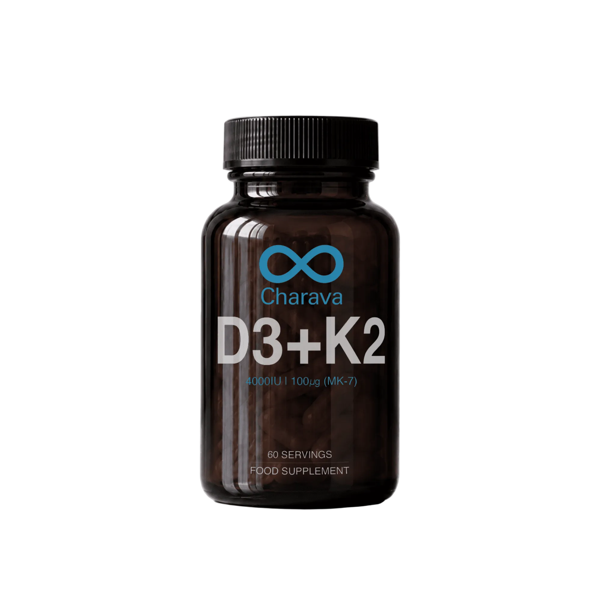 Charava Vitamin D3 (4000IU) + K2 (MK-7)