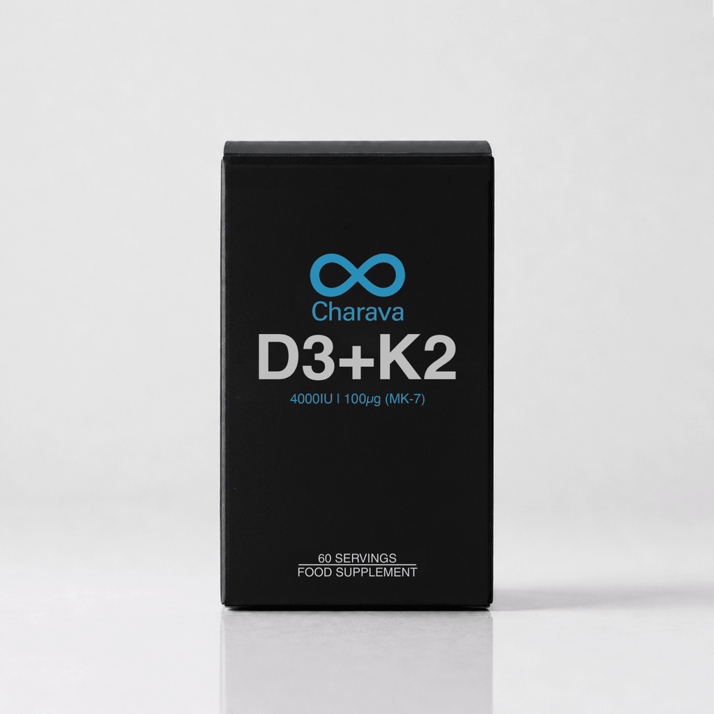 Charava Vitamin D3 (4000IU) + K2 (MK-7)