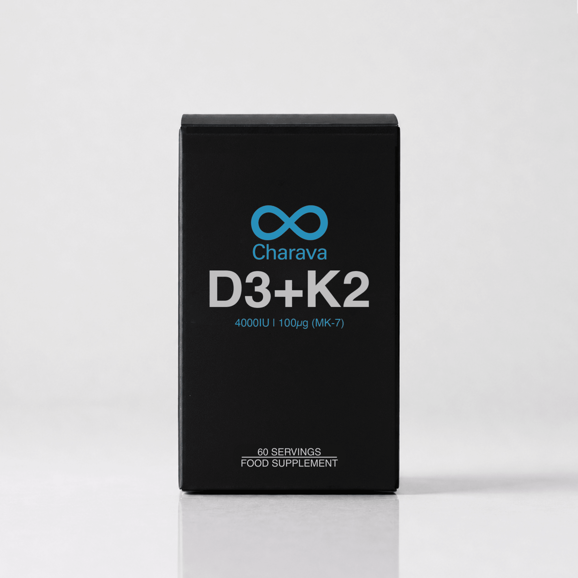 Charava Vitamin D3 (4000IU) + K2 (MK-7)