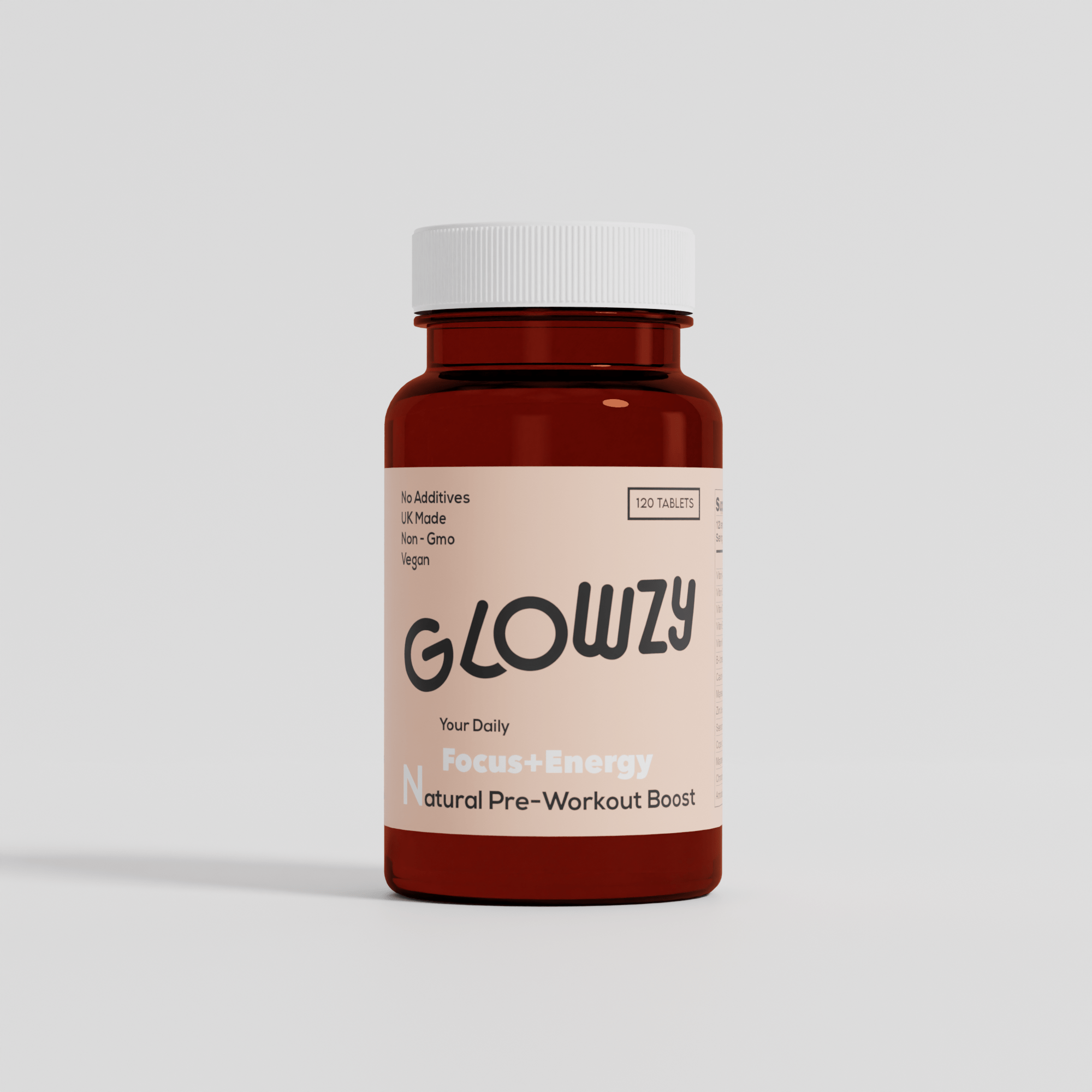 Glowzy Focus+ Energy Tablets x 120